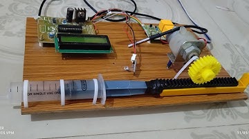 Arduino based Automatic Anaesthetic Drug Injector