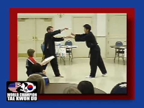 World Champion Tae Kwon Do Tornado Kick Demonstrat...