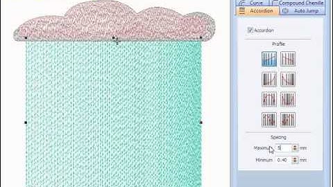 Accordion Spacing: part of Shading & Open Fills Optional Element