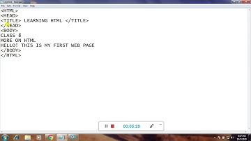 CLASS 8 COMPUTER CHAP-4 MORE ON HTML PART 2