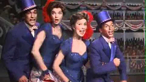 Frank Sinatra, Betty Garrett, Gene Kelly and Esthe...