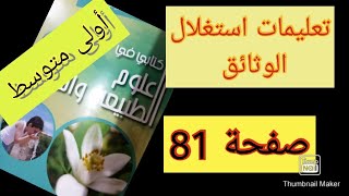 حل تعليمات للبحث صفحة 79 مقر المبادلات الغازية التنفسية عند النبات الأخضر /أولى متوسط