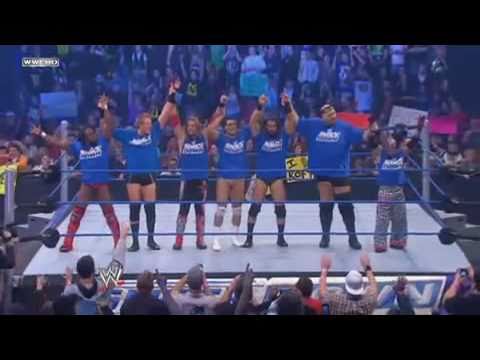 Team RAW vs Team Smackdown (with Finishers)