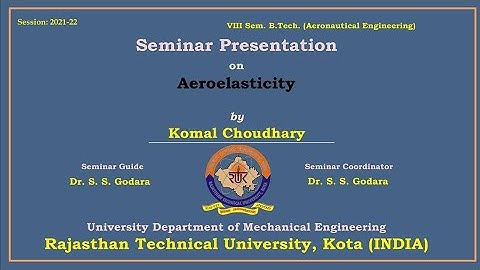 Aeroelasticity || Komal Choudhary (A2)|| RTU