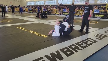 Fast Loop Choke In BJJ White Belt Match Jacksonville FL 2024