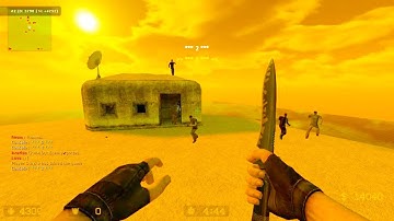 Counter Strike Source - Zombie Escape mod online gameplay on Boat Escape Extended map