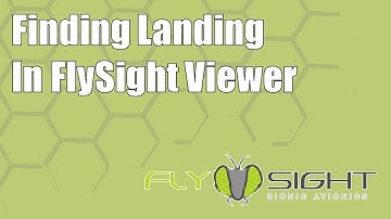 Finding Landing in FlySight Viewer