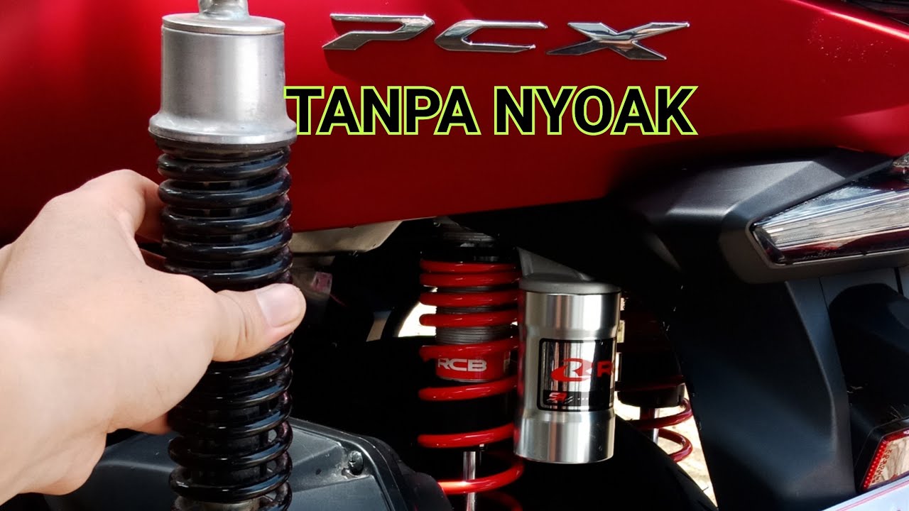 HONDA PCX LOKAL WAJIB GANTI SHOCK BELAKANG BOSKU YouTube