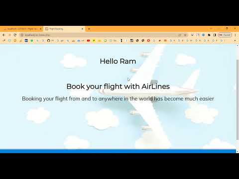 Airline Reservation System in PHP