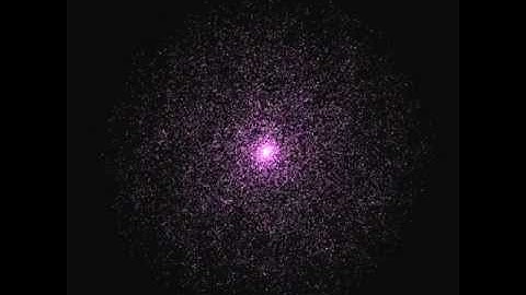 Reed Thesis Video: N-Body simulation of an Sc class galaxy in a rigid dark matter halo.