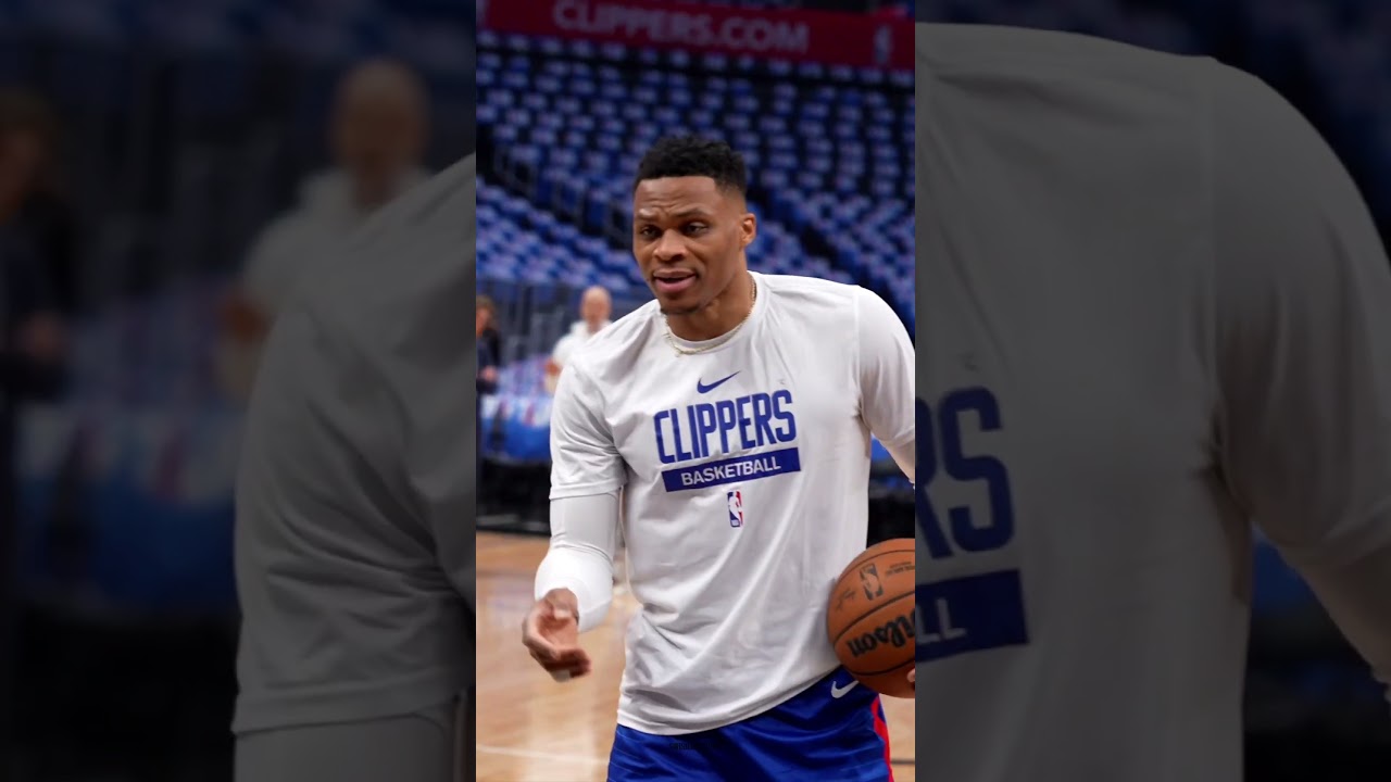 Russell Westbrook making up his own rules in 1’s two fouls in the whole game equal a bucket 😂