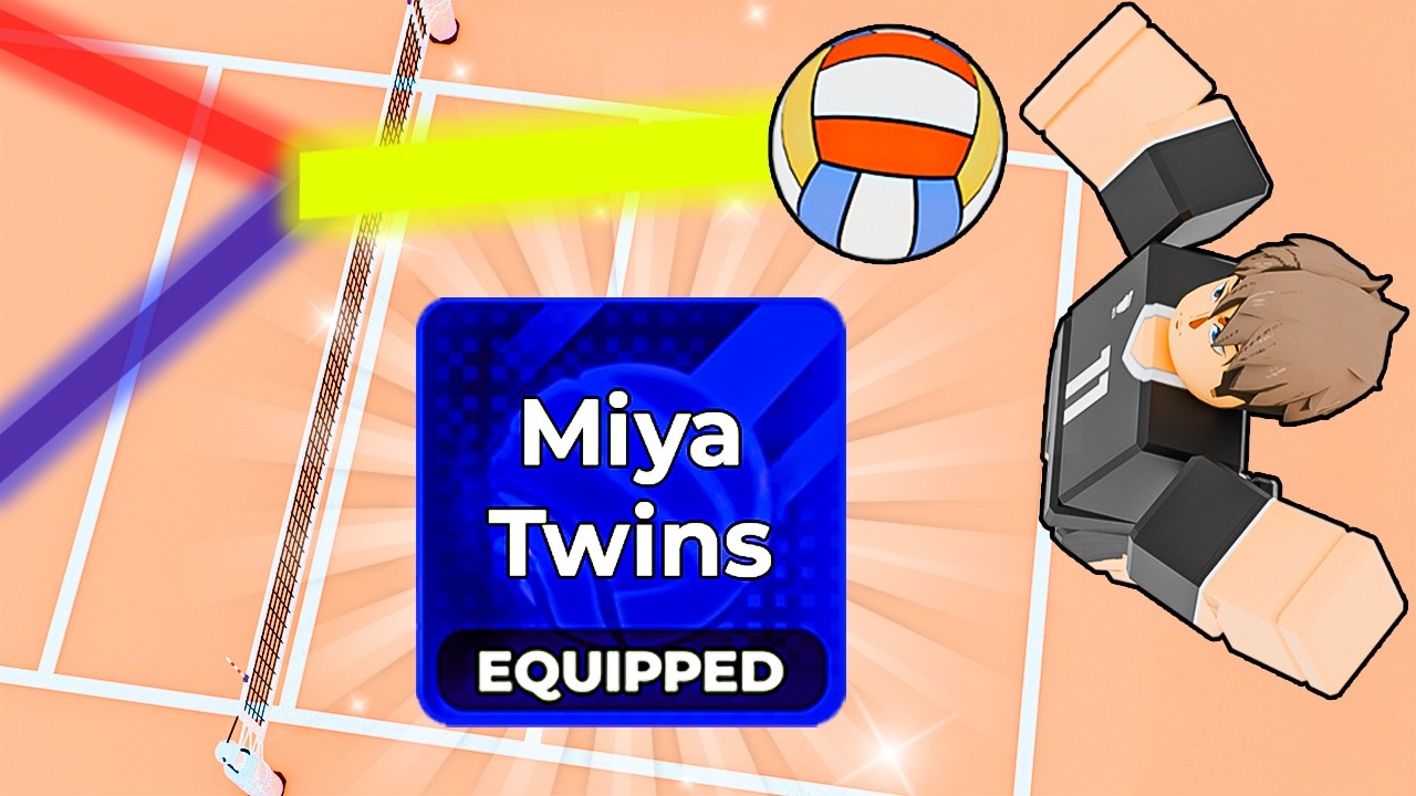 NEW Miya Twins FLOAT SERVE Is INSANE! (Volleyball Legends)