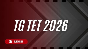 TS TET NOTIFICATION 2025-2026 IN TELUGU | TS TET Latest news Telugu
