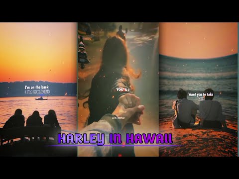 Katy Perry - Harleys In Hawaii (Lyrics) Whatsapp Status 🏍️✨♥️