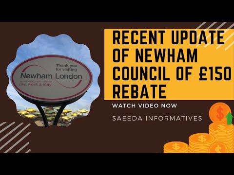 Newham council update of £150 rebate for newham people