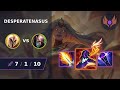 [ DesperateNasus ] Kayle TOP vs Singed | EUW MASTER | LOL Season 2024