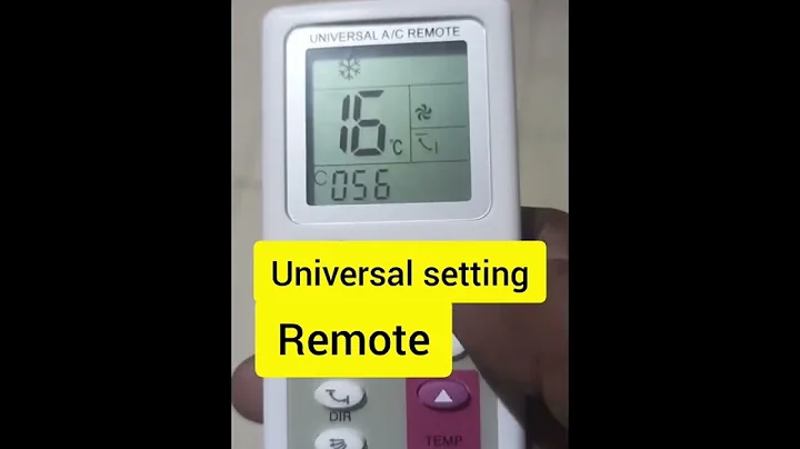 How to Set Universal Air Conditioner Remote Control Urdu/Hindi 2020 #universal #remote #split #2023