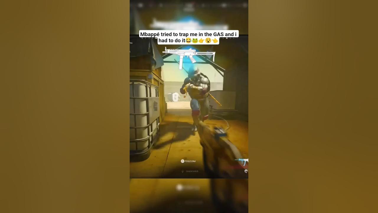 Mbappé tried to f*ck me up but i pull up him bad! 😂👉🐸👈 #cod #shorts #