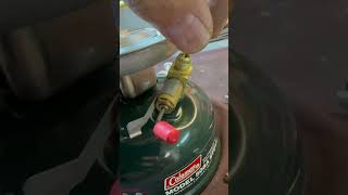 Coleman 508-700 The 1989 Model Was Dismantled For Control And Burned For The First Time