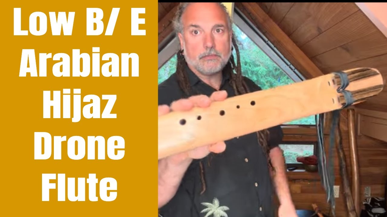 Низкая B/E Арабская Хиджазская дроновая флейта