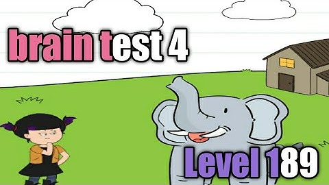 brain test 4 level 189 gameplay walkthrough Solution