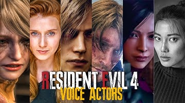 RESIDENT EVIL 4 REMAKE CHARACTERS VOICE ACTORS & FACE MODELS 2023 (All Characters Included)