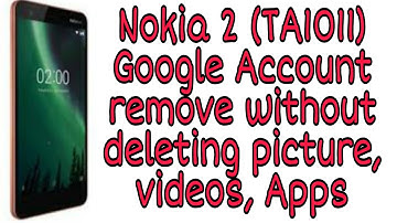 Nokia 2 Mobile (TA1011) Google account remove video . Nokia Android  se Google account delete kare