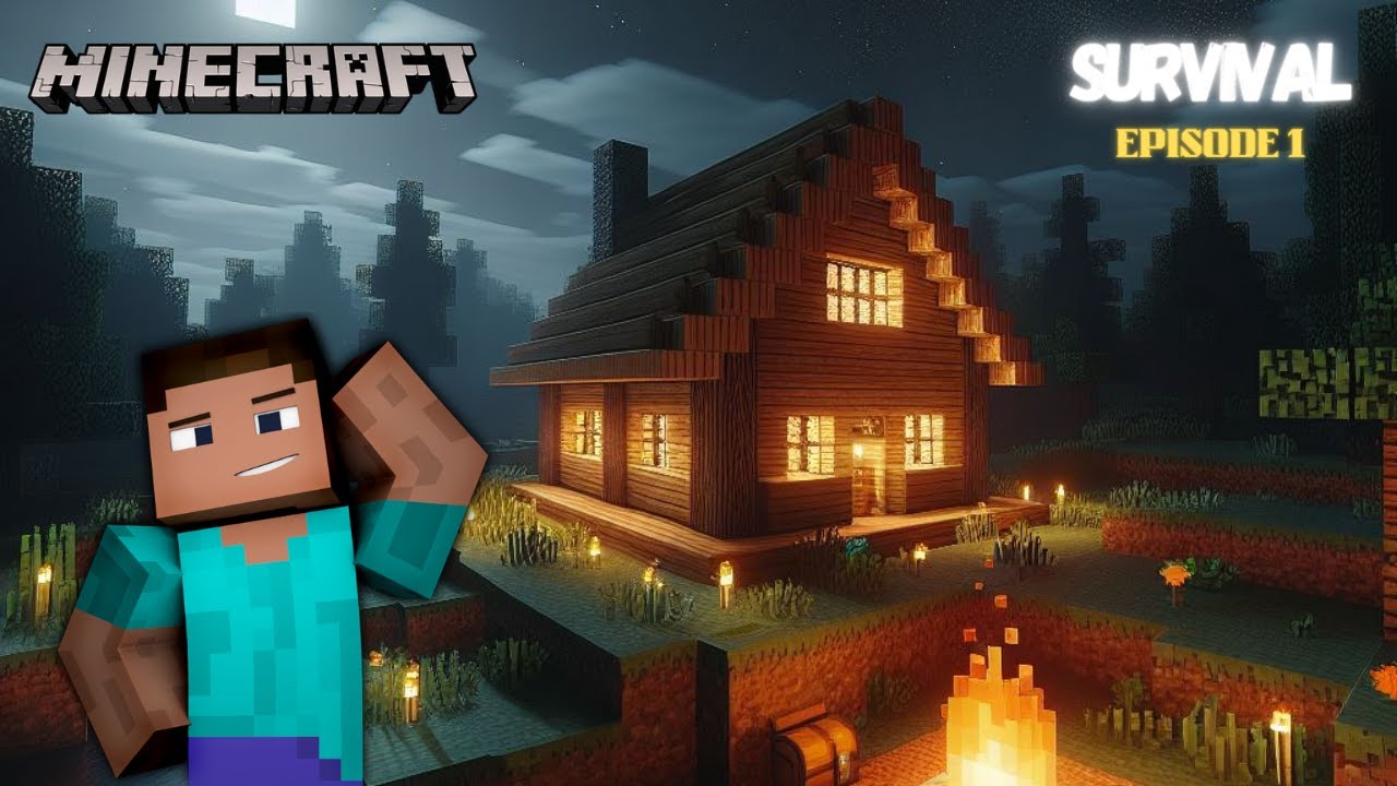 Let's begins a journey from 😩 to 😎 | Minecraft survival Episode 1 - YouTube