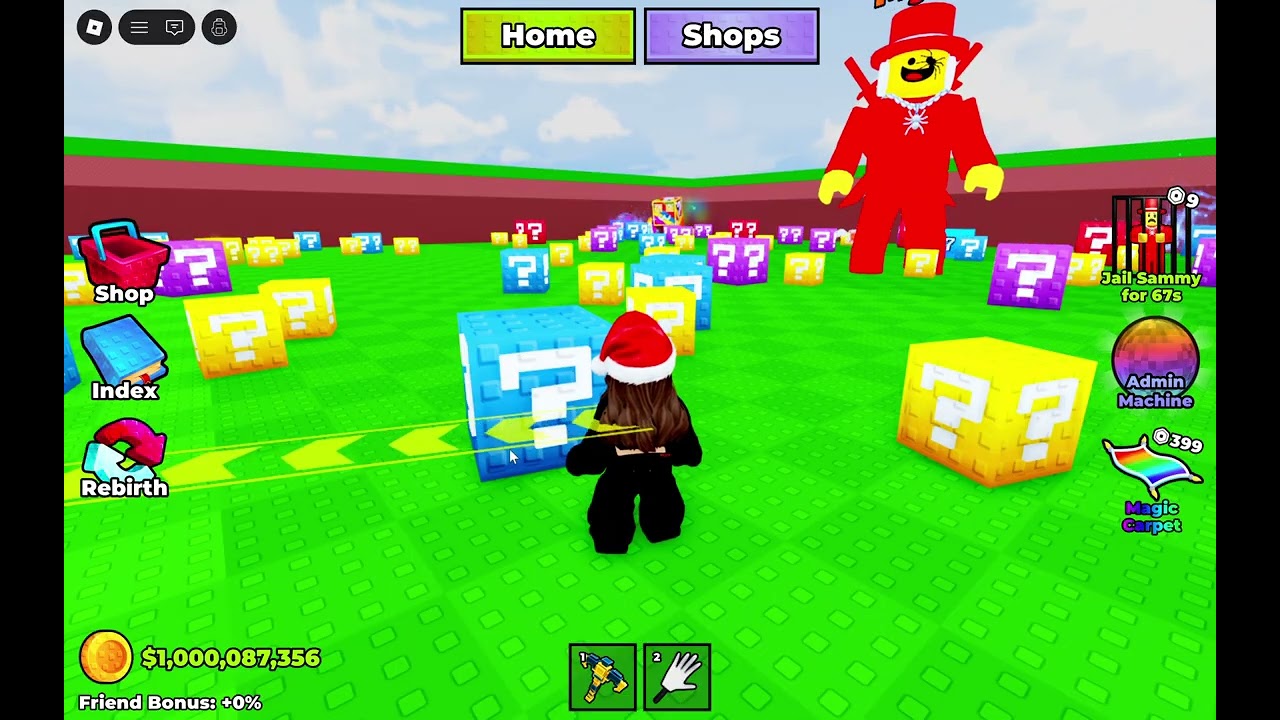 I playd break a lucky block