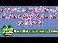 7 most important criminal nature  laws of pakistan prepared by lawyers of pakistan