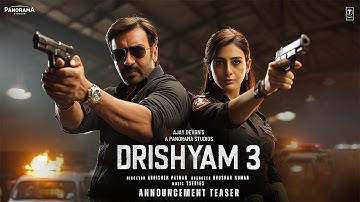 Drishyam 3 - Announcement Teaser | Ajay Devgn | Tabu | Shriya Saran | Akshaye Khanna