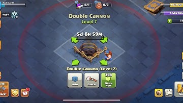 DOUBLE CANNON LEVEL 8 (UPGRADE) CLASH OF CLANS