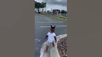 Hotboii’s Son Sees His Father’s Billboard For The First Time!