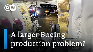 After the Alaska Airlines incident: Is aviation quality control insufficient? | DW News