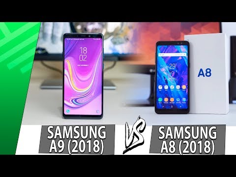 Samsung Galaxy A9 2018 Caviar Black and Lemonade Blue color - YouTube