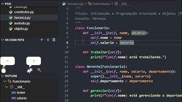 INTRODUÇÃO A PROGRAMAÇÃO ORIENTADA A OBJETOS - HERANÇA #programação #python #coding