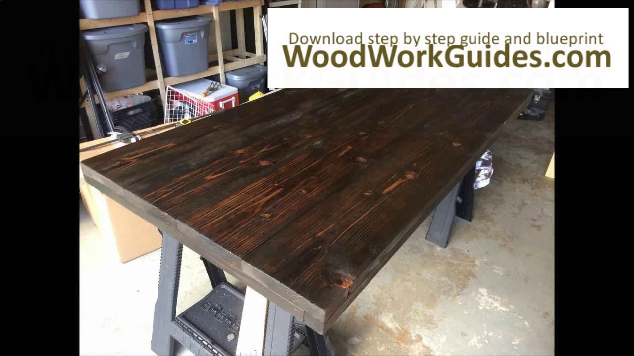 Easy to make Modern Farm Table YouTube