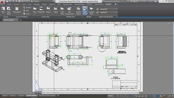 Autocad - Layout 3D ke 2D (Proyeksi, Potongan, Detail)