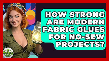 How Strong Are Modern Fabric Glues For No-sew Projects? - The Upcycle Lab