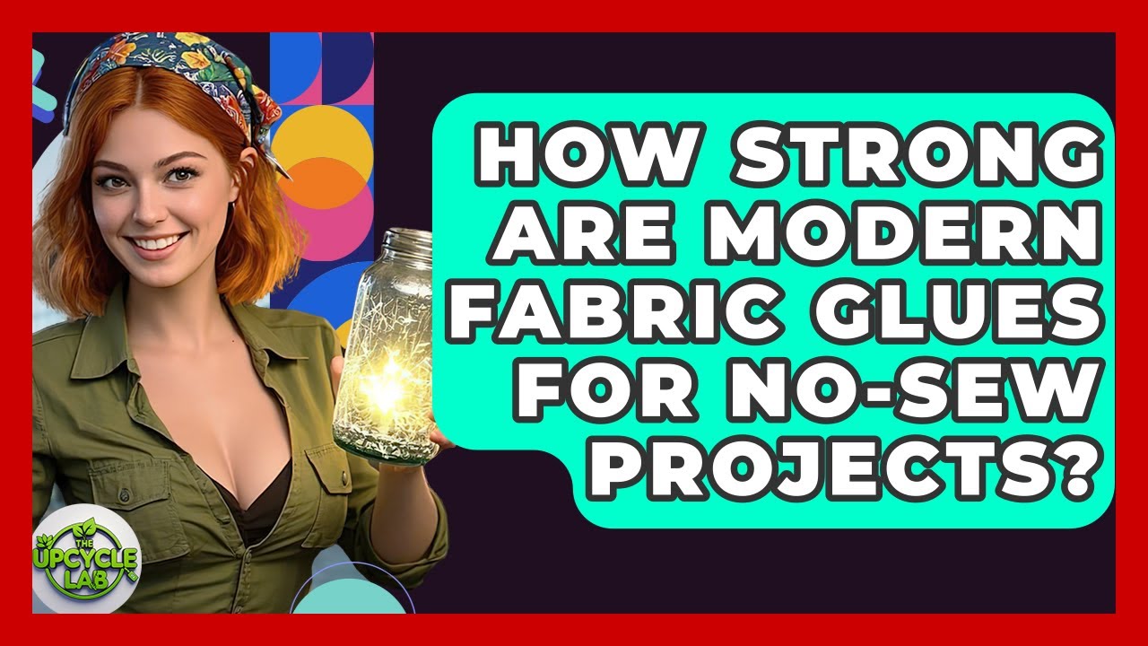 How Strong Are Modern Fabric Glues For No-sew Projects? - The Upcycle Lab