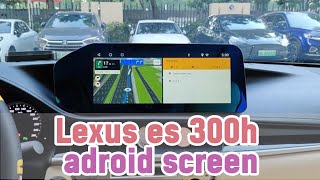 Lexus es 300h adroid screen