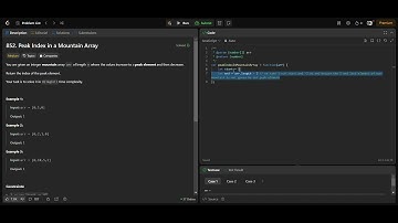🏔️ ASMR Coding | Solving Peak Element in Mountain Array | LeetCode