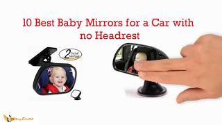 baby rear view mirror no headrest