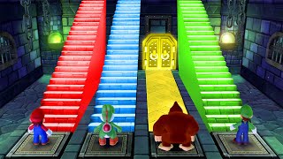 Mario Party 10 Minigames - Mario Vs Luigi Vs Yoshi Vs Donkey Kong (Master Difficulty)