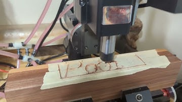 Engraving with TinyCNC-II 4 Axis Open Source DIY CNC Controller.