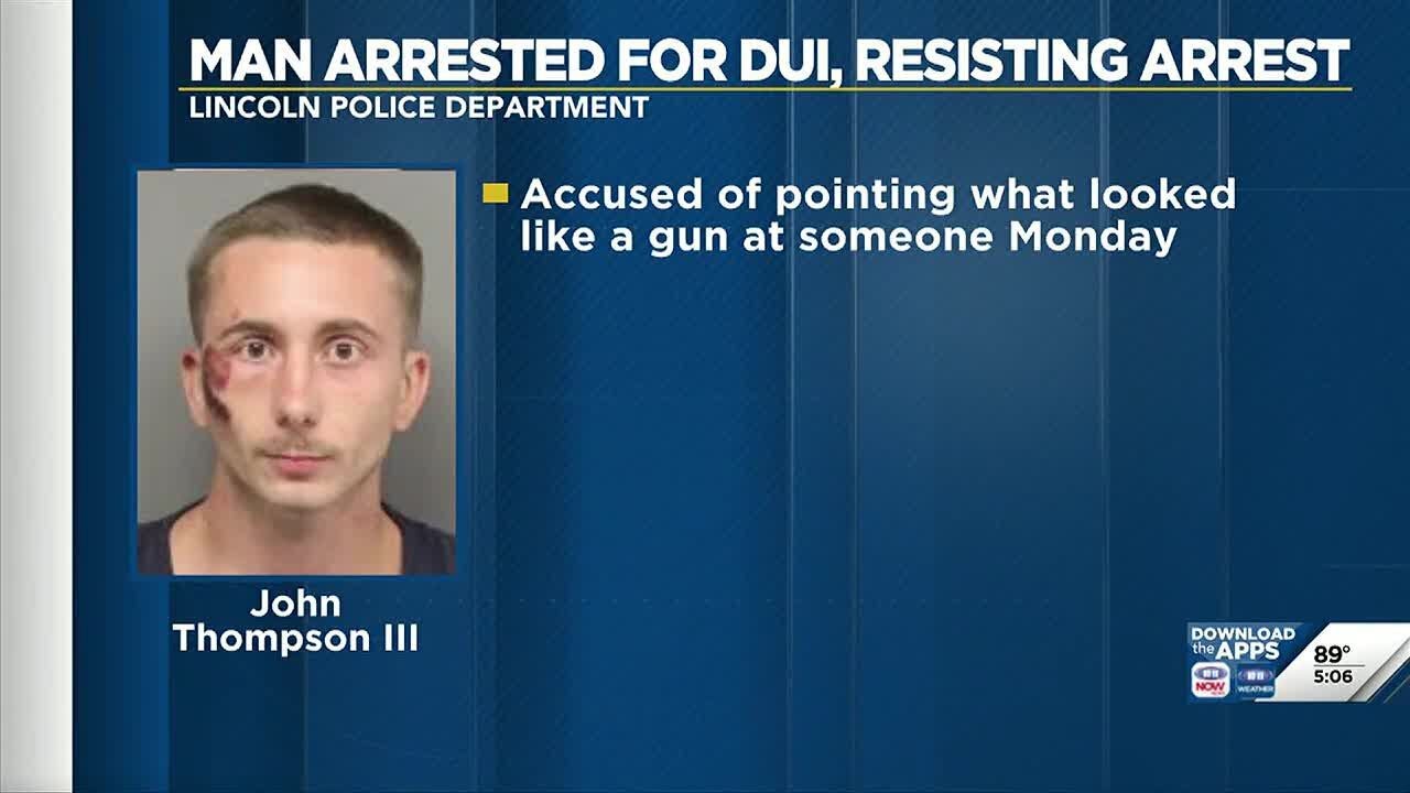 Man arrested after pointing gun, resisting arrest, Lincoln Police say ...