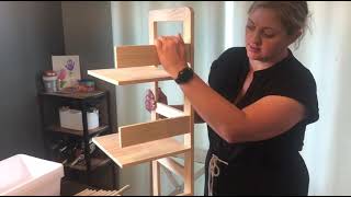 EXPERLAM Toy Organizers and Storage with Bookshelf