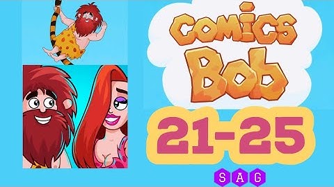COMICS BOB level 21 22 23 24 25 gameplay