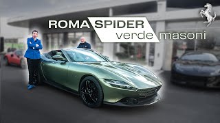 Ferrari Roma Spider in Verde Masoni | Ferrari Düsseldorf