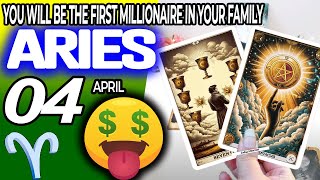 Aries ♈️ 🤑YOU WILL BE THE FIRST MILLIONAIRE IN YOUR FAMILY 💰 horoscope for today APRIL 4 2024 ♈️
